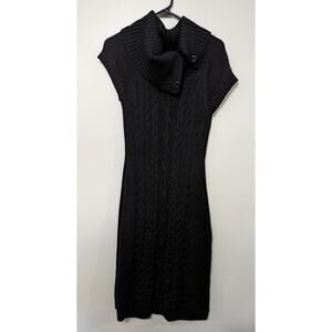 Calvin Klein Women's Black Sweater Dress Size S